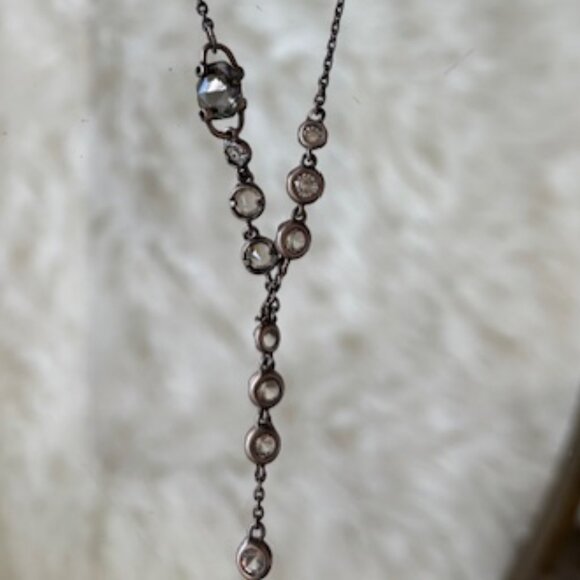 Laundry by Shelli Segal Smokey Glass Necklace - Picture 5 of 8